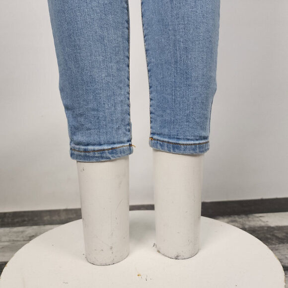 Ci Sono Light Wash Distressed Denim Overalls Size S - Picture 5 of 10